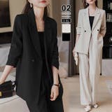 フォーマルにもオフィスにも着回せる セットアップ セレモニースーツ | COCOMOMO | 詳細画像1 