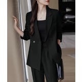 フォーマルにもオフィスにも着回せる セットアップ セレモニースーツ | COCOMOMO | 詳細画像10 