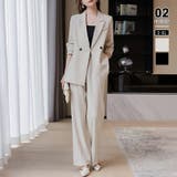 アイボリー | フォーマルにもオフィスにも着回せる セットアップ セレモニースーツ | COCOMOMO