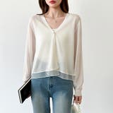 【透け感で魅せる洗練シアー】 シアーカーディガン サマーカーディガン | COCOMOMO | 詳細画像17 