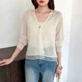 【透け感で魅せる洗練シアー】 シアーカーディガン サマーカーディガン | COCOMOMO | 詳細画像20 