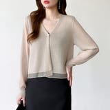 【透け感で魅せる洗練シアー】 シアーカーディガン サマーカーディガン | COCOMOMO | 詳細画像22 