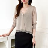 【透け感で魅せる洗練シアー】 シアーカーディガン サマーカーディガン | COCOMOMO | 詳細画像30 