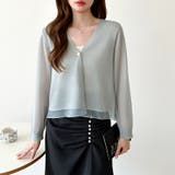 【透け感で魅せる洗練シアー】 シアーカーディガン サマーカーディガン | COCOMOMO | 詳細画像39 