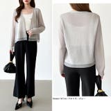 【透け感で魅せる洗練シアー】 シアーカーディガン サマーカーディガン | COCOMOMO | 詳細画像4 