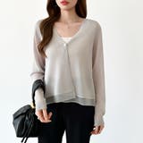 【透け感で魅せる洗練シアー】 シアーカーディガン サマーカーディガン | COCOMOMO | 詳細画像8 