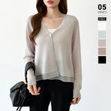 グレー | 【透け感で魅せる洗練シアー】 シアーカーディガン サマーカーディガン | COCOMOMO