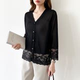 シアーレースの褒められカーディガン レースカーディガン シアーカーディガン | COCOMOMO | 詳細画像20 