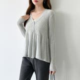 【オンオフ寄り添うとろみシアー】ペプラムカーディガン シアーカーディガン シアー | COCOMOMO | 詳細画像12 