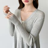 【オンオフ寄り添うとろみシアー】ペプラムカーディガン シアーカーディガン シアー | COCOMOMO | 詳細画像18 