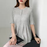 【涼しげシアー×ペプラム】 ペプラムカーディガン シアーカーディガン | COCOMOMO | 詳細画像20 