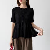 【涼しげシアー×ペプラム】 ペプラムカーディガン シアーカーディガン | COCOMOMO | 詳細画像24 