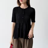 【涼しげシアー×ペプラム】 ペプラムカーディガン シアーカーディガン | COCOMOMO | 詳細画像25 