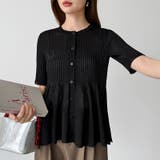 【涼しげシアー×ペプラム】 ペプラムカーディガン シアーカーディガン | COCOMOMO | 詳細画像28 