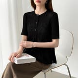 【涼しげシアー×ペプラム】 ペプラムカーディガン シアーカーディガン | COCOMOMO | 詳細画像29 