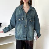 【羽織るだけで即こなれ感】デニムジャケット Gジャン オーバーサイズ | COCOMOMO | 詳細画像9