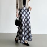 艶めくチェック柄マーメイド チェックスカート マーメイドスカート | COCOMOMO | 詳細画像18 