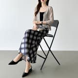 艶めくチェック柄マーメイド チェックスカート マーメイドスカート | COCOMOMO | 詳細画像21 