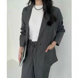 大人のこなれ感 セットアップ パンツスーツ | COCOMOMO | 詳細画像3