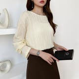 フリンジジャガード カットソー ロンT | COCOMOMO | 詳細画像12 