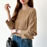 フリンジジャガード カットソー ロンT | COCOMOMO | 詳細画像14 