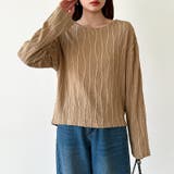 フリンジジャガード カットソー ロンT | COCOMOMO | 詳細画像17 