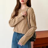 フリンジジャガード カットソー ロンT | COCOMOMO | 詳細画像23 