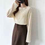 フリンジジャガード カットソー ロンT | COCOMOMO | 詳細画像3 