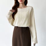 フリンジジャガード カットソー ロンT | COCOMOMO | 詳細画像9 