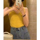 【インナーにもトップスにも】前後2wayリブタンクトップ タンクトップ Vネック | COCOMOMO | 詳細画像29 