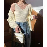 【インナーにもトップスにも】前後2wayリブタンクトップ タンクトップ Vネック | COCOMOMO | 詳細画像33 