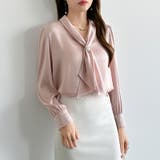 【アクセいらずで華やぐ】パール付きブラウス ボウタイブラウス ブラウス | COCOMOMO | 詳細画像39 