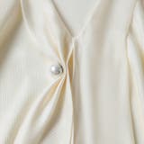 【アクセいらずで華やぐ】パール付きブラウス ボウタイブラウス ブラウス | COCOMOMO | 詳細画像59 