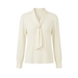 【アクセいらずで華やぐ】パール付きブラウス ボウタイブラウス ブラウス | COCOMOMO | 詳細画像62 