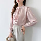 【フロントドレープで結ばず即 華やか】 スカーフタイブラウス | COCOMOMO | 詳細画像26 