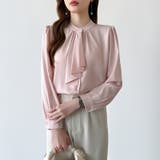 【フロントドレープで結ばず即 華やか】 スカーフタイブラウス | COCOMOMO | 詳細画像27 