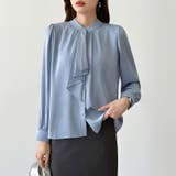 【フロントドレープで結ばず即 華やか】 スカーフタイブラウス | COCOMOMO | 詳細画像32 