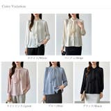 【フロントドレープで結ばず即 華やか】 スカーフタイブラウス | COCOMOMO | 詳細画像49 