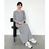 ヘンリーネックワンピース リブワンピース ヘンリーネック | COCOMOMO | 詳細画像19