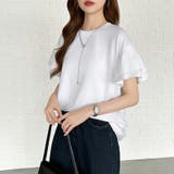 技ありフリル袖トップス Tシャツ フリルtシャツ | COCOMOMO | 詳細画像11 