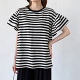 【新色登場】 技ありフリル袖トップス Tシャツ | COCOMOMO | 詳細画像61