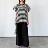 【新色登場】 技ありフリル袖トップス Tシャツ | COCOMOMO | 詳細画像63