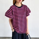 【新色登場】 技ありフリル袖トップス Tシャツ | COCOMOMO | 詳細画像87