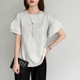 技ありフリル袖トップス Tシャツ フリルtシャツ | COCOMOMO | 詳細画像29 