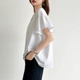 技ありフリル袖トップス Tシャツ フリルtシャツ | COCOMOMO | 詳細画像6 