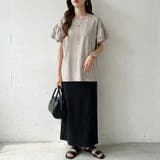 技ありフリル袖トップス Tシャツ フリルtシャツ | COCOMOMO | 詳細画像44 