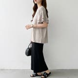 技ありフリル袖トップス Tシャツ フリルtシャツ | COCOMOMO | 詳細画像45 