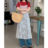 レイヤードで魅せるシアーワンピ キャミワンピース レイヤードキャミソール | COCOMOMO | 詳細画像10 