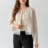 【キャミソールセット】総レースブラウス アンサンブル レースブラウス | COCOMOMO | 詳細画像7 