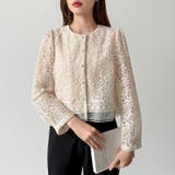 【キャミソールセット】総レースブラウス アンサンブル レースブラウス | COCOMOMO | 詳細画像9 